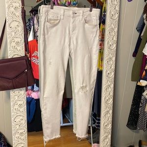 Rag & Bone SZ 29 White Stretch Jeans